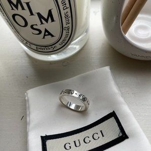 Gucci Sterling Silver Ghost Ring